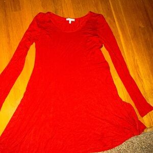 Charlotte Russe Scarlet Long Sleeve Dress